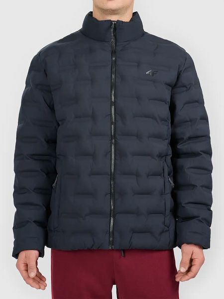 4F Kurtka pikowana w kolorze granatowym rozmiar: XL. Niebieskie kurtki męskie 4f, xl, bez wzorów, bez kaptura. Za 274.95 zł.