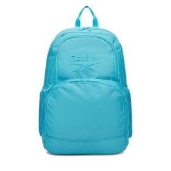 Plecak Reebok. Niebieskie plecaki damskie Reebok, bez wzorów, sportowe. Za 99.99 zł.