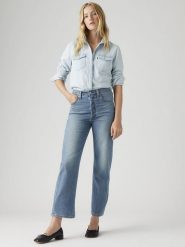 Levi's Dżinsy - Straight fit - w kolorze niebieskim rozmiar: W29/L27. Niebieskie jeansy damskie Levi's, z podwyższonym stanem. Za 205.45 zł.