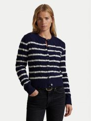 Polo Ralph Lauren Kardigan 211947909001 Granatowy Regular Fit. Niebieskie kardigany damskie Polo Ralph Lauren, xs, bez wzorów, z wełny. Za 679.99 zł.