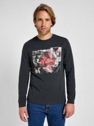 LEE MĘSKA KOSZULKA LONGSLEEVE LEE LS UTILITY ARTIST TEE WASHED BLACK 112355578. Czarne koszulki męskie z długim rękawem Lee, m. Za 99.99 zł.