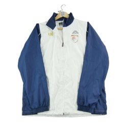 Second life - Kurtka treningowa męska biała - Jak nowy. Białe kurtki treningowe męskie Kappa, m, bez wzorów. Za 97.25 zł.