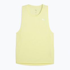 Koszulka do biegania męska PUMA Velocity Tank Poly. Żółte t-shirty sportowe męskie Puma, m, bez ramiączek, do biegania. Za 89.99 zł.