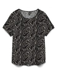 Vero Moda Bluzka w kolorze czarnym rozmiar: XS. Czarne bluzki damskie Vero Moda, xs, bez wzorów, z wiskozy, bez kołnierzyka, bez ramiączek. Za 37.12 zł.