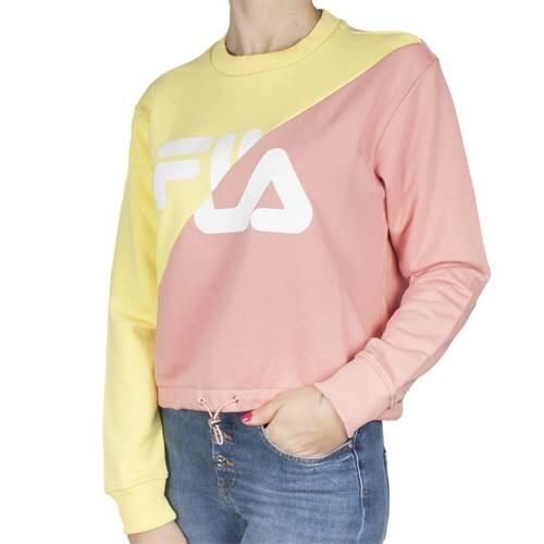 Bluza sportowa damska Fila 687491A473. Żółte bluzy bez kaptura damskie Fila, xs. Za 109.00 zł.
