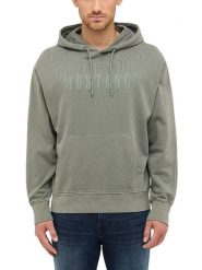 Mustang Bluza w kolorze zielonym rozmiar: XL. Zielone bluzy z kapturem męskie Mustang, xl, z bawełny. Za 196.70 zł.