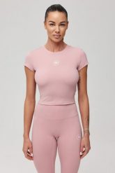 Koszulka sportowa oddychająca Rough Radical Zoya Classic. Czerwone bluzki sportowe damskie ROUGH RADICAL, l, z elastanu, bez kołnierzyka, bez ramiączek. Za 87.92 zł.