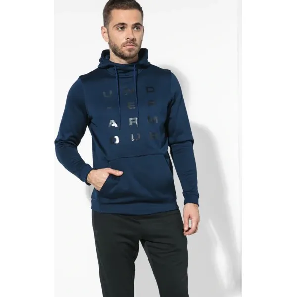 Under Armour Bluza Af Tempo Po Hoodie , granatowy, rozmiar S. Niebieskie bluzy z kapturem męskie Under Armour, m, z materiału. W wyprzedaży za 139.99 zł.