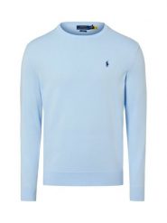 Polo Ralph Lauren sweter z dzianiny Mężczyźni Bawełna niebieski, XXL. Niebieskie swetry męskie Polo Ralph Lauren, m, bez wzorów, z bawełny, bez kołnierzyka. Za 479.95 zł.