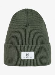 Czapka zimowa Buff Drisk - silversage. Zielone czapki męskie Buff, na zimę, bez wzorów, z bawełny. Za 139.99 zł.