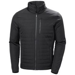 Kurtka Helly Hansen crew insulator 2.0. Brązowe kurtki męskie Helly Hansen, s, bez wzorów, z syntetyku, sportowe, bez kaptura. Za 999.00 zł.