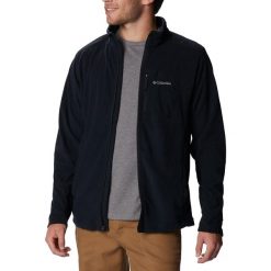 Bluza trekkingowa męska Columbia Klamath Range Full Zip. Czarne bluzy bez kaptura męskie Columbia, m, z polaru. Za 185.99 zł.