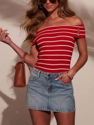 LA Angels Koszulka w kolorze czerwono-białym rozmiar: XL. Białe bluzki damskie LA Angels, xl, bez wzorów, bez kołnierzyka, bez ramiączek. Za 113.99 zł.