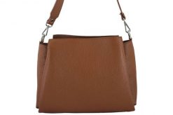 Kuferek skórzany BARBERINI'S j. brązowa 825-12. Brązowe shopper bag damskie Barberinis, bez wzorów, ze skóry, małe, bez dodatków. Za 349.99 zł.