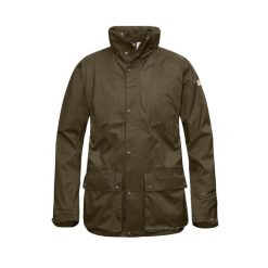 Kurtka turystyczna męska Fjallraven Varmland Eco-Shell. Zielone kurtki męskie Fjällräven, m, bez wzorów, z poliamidu, bez kaptura. Za 1,225.00 zł.