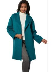 WITT WEIDEN Płaszcz przejściowy w kolorze turkusowym rozmiar: 38. Niebieskie płaszcze damskie WITT WEIDEN, bez wzorów. Za 126.99 zł.