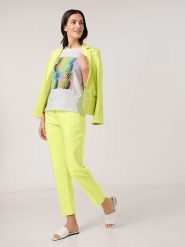 Gerry Weber Koszulka w kolorze białym rozmiar: 48. Białe bluzki damskie Gerry Weber, bez wzorów, bez kołnierzyka, bez ramiączek. Za 83.62 zł.