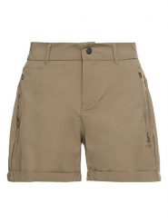 Odlo Szorty funkcyjne "Infinity" w kolorze khaki rozmiar: 36. Brązowe spodenki sportowe damskie Odlo, z materiału, outdoorowe. Za 122.96 zł.