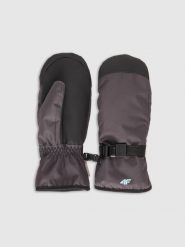 4F Rękawiczki narciarskie Thinsulate dziewczęce - szare L. Szare rękawiczki dziecięce 4f, bez ramiączek. Za 129.99 zł.
