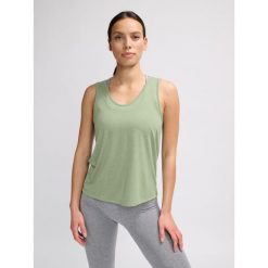 Damski tank top Hummel MT Light Burnout. Szare topy damskie HUMMEL, bez wzorów, bez kołnierzyka. Za 156.00 zł.