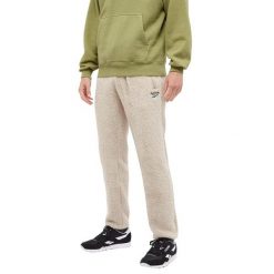 Spodnie treningowe męskie Reebok Classic Vector Sherpa. Brązowe spodnie materiałowe męskie Reebok, bez wzorów, z poliesteru. Za 134.00 zł.