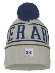 Under Armour Czapka "Halftime Pom" w kolorze szarym rozmiar: onesize. Szare czapki zimowe damskie Under Armour, ze splotem. Za 99.33 zł.