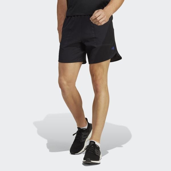 Spodenki treningowe męskie adidas HIIT. Czarne szorty sportowe męskie Adidas, m, z elastanu, na fitness i siłownię. Za 172.40 zł.