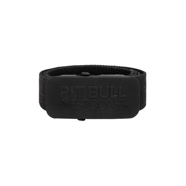 Pasek męski Pitbull parciany Logo. Czarne paski męskie PITBULL, bez wzorów. Za 69.00 zł.