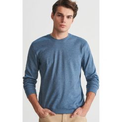 Gładka bluza - Niebieski. Niebieskie bluzy bez kaptura damskie Reserved, l. Za 69.99 zł.