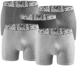 CR7 męskie bokserki 5-pack, antracyt, rozmiar L. Szare bokserki męskie CRUYFF, bez wzorów, z materiału. Za 228.99 zł.