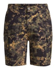 Spodenki hybrydowe dla Mężczyzn HALF 19" Brązowy. Zielone szorty męskie Quiksilver, z elastanu, bez kołnierzyka. Za 239.99 zł.