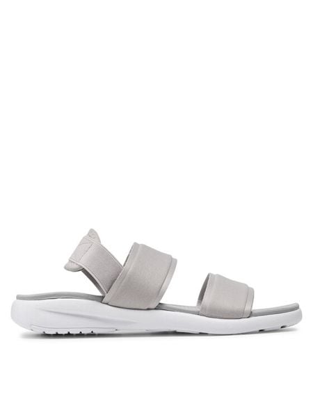 Clara Barson Sandały WSS20555-03 Szary. Szare sandały damskie Clara Barson, bez wzorów, z materiału, bez obcasa, na płaskiej podeszwie. Za 109.99 zł.