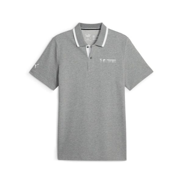 Koszulka polo męska Puma BMW MMS 62122603. Szare koszulki polo męskie Puma, m, bez wzorów, z bawełny, bez ramiączek. Za 205.65 zł.