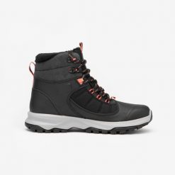 Buty turystyczne damskie Quechua MH500 Mid wodoodporne. Czarne obuwie trekkingowe damskie QUECHUA, na zimę. Za 349.99 zł.