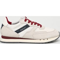 Gant - Buty Davenport. Szare buty sportowe na co dzień męskie Gant, z materiału, bez zapięcia. W wyprzedaży za 349.90 zł.
