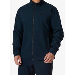 Kurtka przeciwdeszczowa męska Helly Hansen HP Racing Jacket 2.0. Niebieskie kurtki męskie Helly Hansen, m, bez wzorów, sportowe, bez kaptura. Za 529.99 zł.