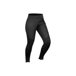 Legginsy turystyczne SH500 Warm damskie. Czarne legginsy damskie QUECHUA, l, bez wzorów, z elastanu. Za 169.99 zł.