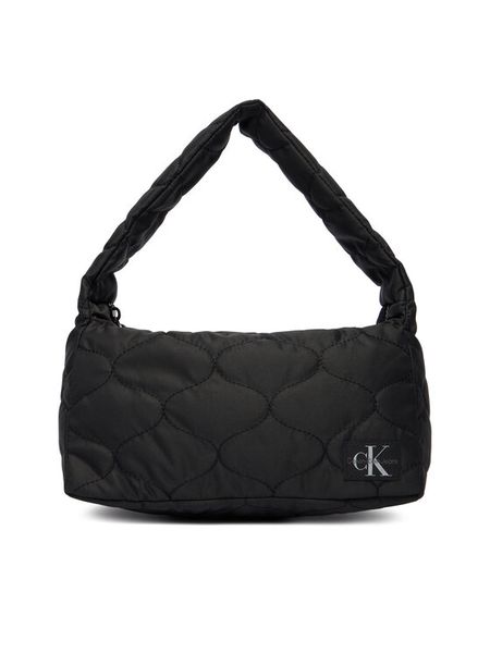 Calvin Klein Torebka Quilted Shoulder Bag IU0IU00724 Czarny. Czarne torebki klasyczne damskie CALVIN KLEIN, bez wzorów, z materiału, bez dodatków. Za 249.99 zł.