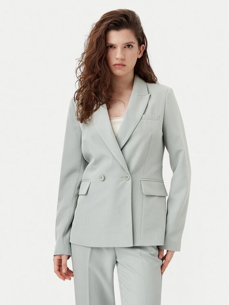 ONLY Marynarka Malika 15334210 Zielony Regular Fit. Zielone marynarki i żakiety damskie Only, bez wzorów, z syntetyku. Za 129.99 zł.