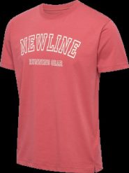 Hummel nwlLOGO T-SHIRT S/S z bawełny organicznej i poliestru z recyklingu. Czerwone t-shirty męskie HUMMEL, m, bez wzorów, z bawełny, bez kołnierzyka. Za 158.50 zł.