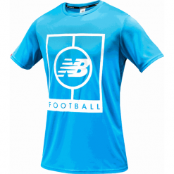 Koszulka treningowa MT833017PLR. T-shirty sportowe męskie New Balance, m, z materiału, bez ramiączek. W wyprzedaży za 69.99 zł.