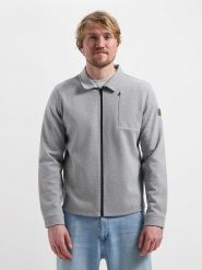 TRAVELIN' Kurtka przejściowa "Njord" w kolorze szarym rozmiar: 3XL. Szare kurtki męskie Travelin', xl, z aplikacjami, ze skóry, bez kaptura. Za 217.99 zł.