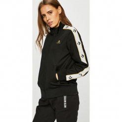 Converse - Bluza. Czarne bluzy bez kaptura damskie Converse, l, z dzianiny. W wyprzedaży za 239.90 zł.