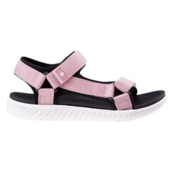 Sandały damskie Hi-Tec Apodis. Czerwone obuwie trekkingowe damskie Hi-tec. Za 99.00 zł.
