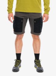 Spodenki Fjallraven Keb Shorts. Szare szorty męskie Fjällräven, z bawełny, bez kołnierzyka. Za 604.99 zł.