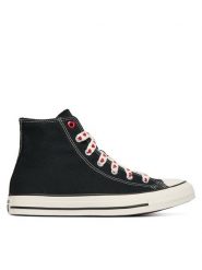 Converse Trampki Chuck Taylor All Star Hearts A19064C Czarny. Czarne trampki i tenisówki dziewczęce Converse, bez wzorów, z materiału, bez zapięcia. Za 299.99 zł.