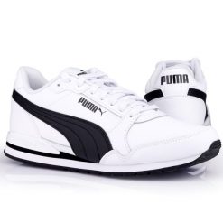 Buty męskie sportowe do chodzenia Puma ST RUNNER. Białe obuwie do biegania damskie Puma. Za 439.00 zł.