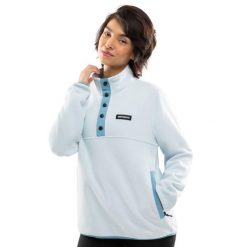 Damska bluza z grubego polaru Sporty zimowe Siroko Nagano-W. Niebieskie bluzy bez kaptura damskie SIROKO, m, z polaru. Za 253.00 zł.