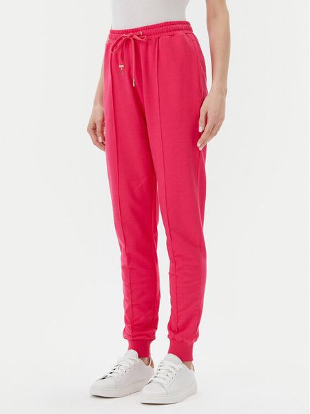 Gaudi Spodnie dresowe 511BD24004 Różowy Regular Fit. Czerwone spodnie dresowe damskie GAUDI, xs, bez wzorów, z bawełny. Za 179.99 zł.