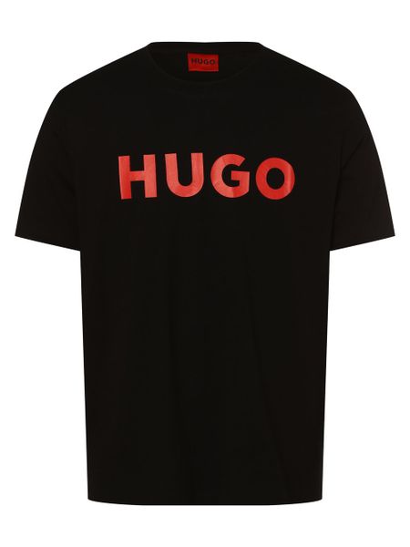 HUGO T-shirt Mężczyźni Dżersej czarny, XXL. Czarne t-shirty męskie Hugo, m, bez wzorów, z dżerseju, bez kołnierzyka. Za 199.95 zł.